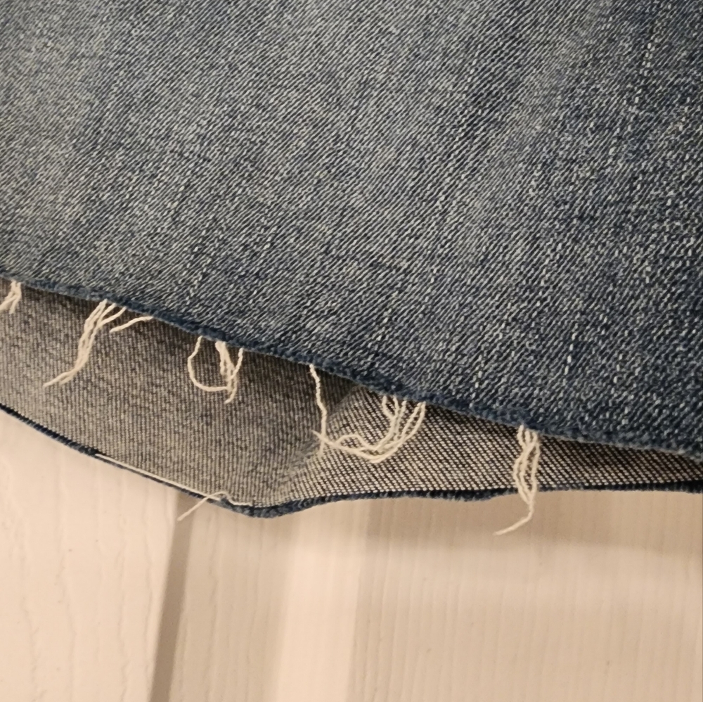 Sanctuary Exposed Fly High Rise Denim Shorts In San Jacinto Wash Size 27 - Picture 7 of 11